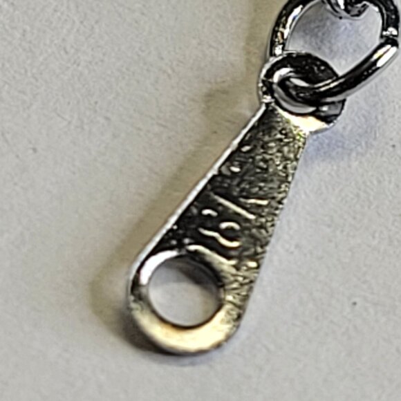 Kids or Teens Purple Heart Shape Pendant On a 18K Silver Necklace - Picture 8 of 11